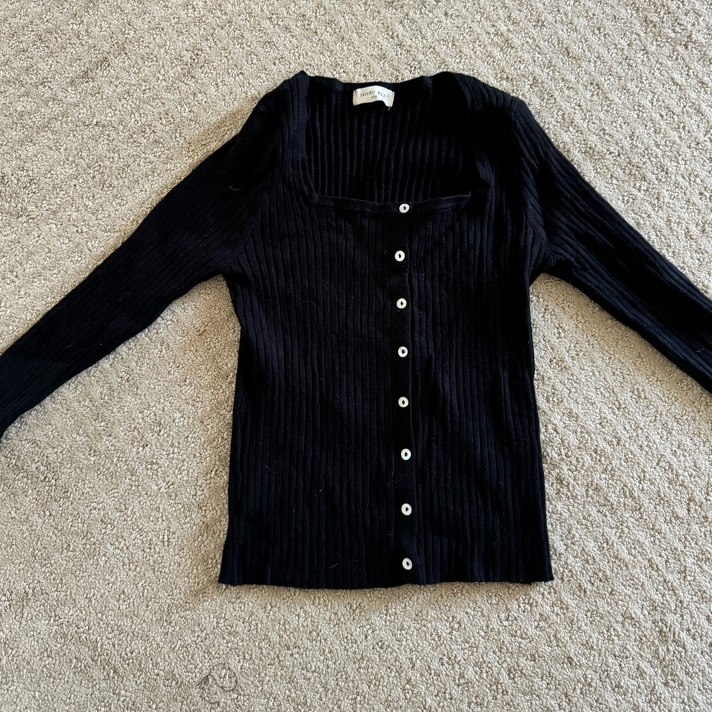Stitchfix black sweater top